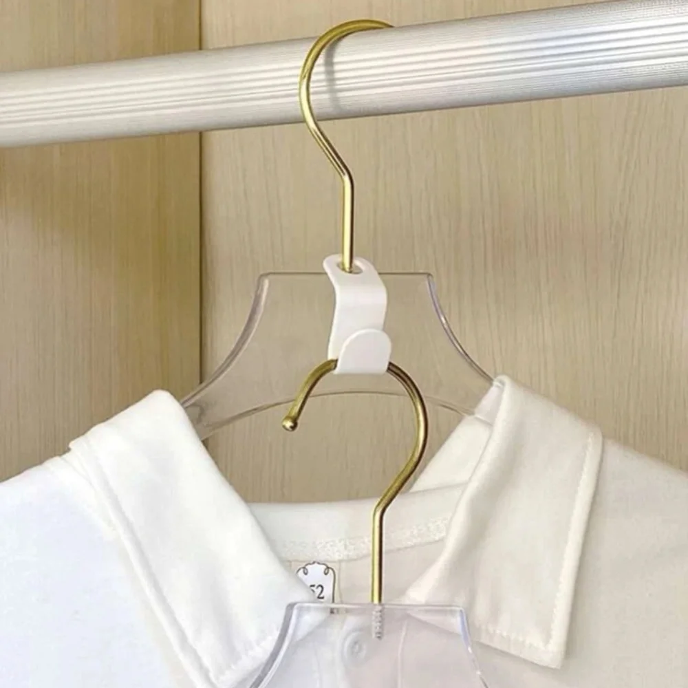 💎$1💎 Space Saving 2 Pack Hanger Connectors/ Extenders Maximize Your Closet